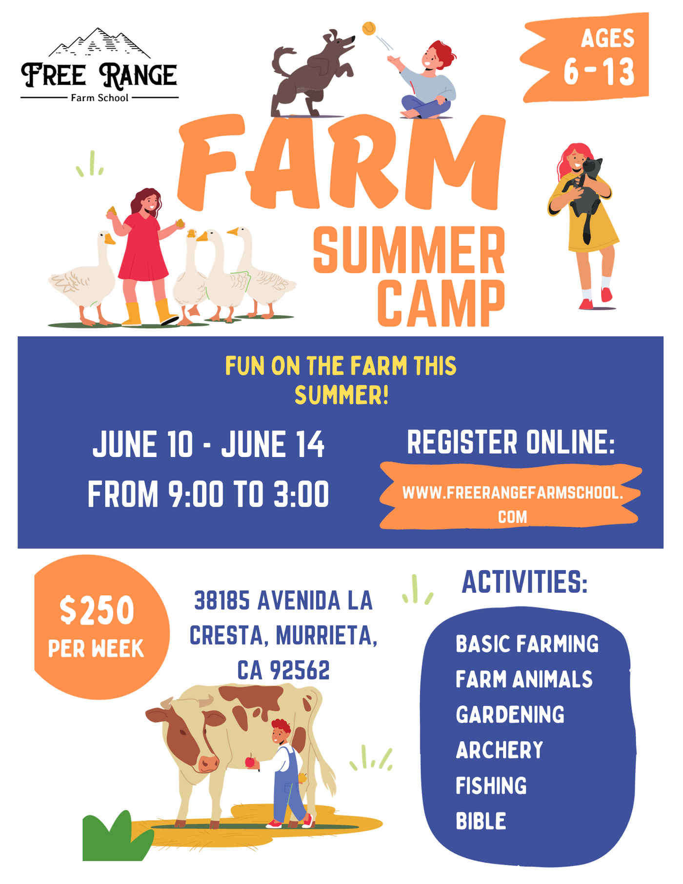 Farm School Camp 2024